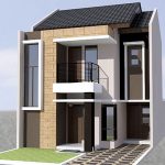 desain rumah minimalis 2 lantai type 21