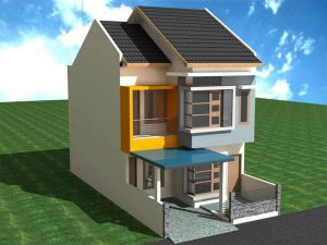 desain rumah minimalis 2 lantai type 21