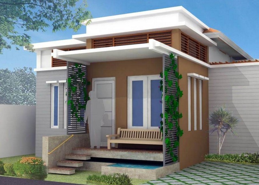 Desain Rumah Minimalis  60m2 Bergaya Elegan dan Modern