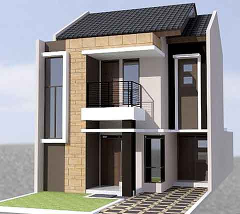 desain rumah minimalis dua lantai