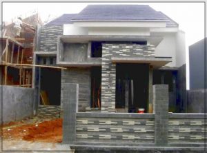 desain teras rumah minimalis dengan batu alam