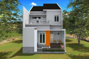 Desain Rumah Tingkat Minimalis